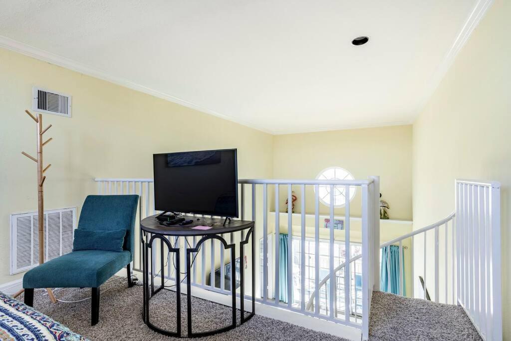 Ferienwohnung Oceanfront At The Dawns Galveston Exterior foto